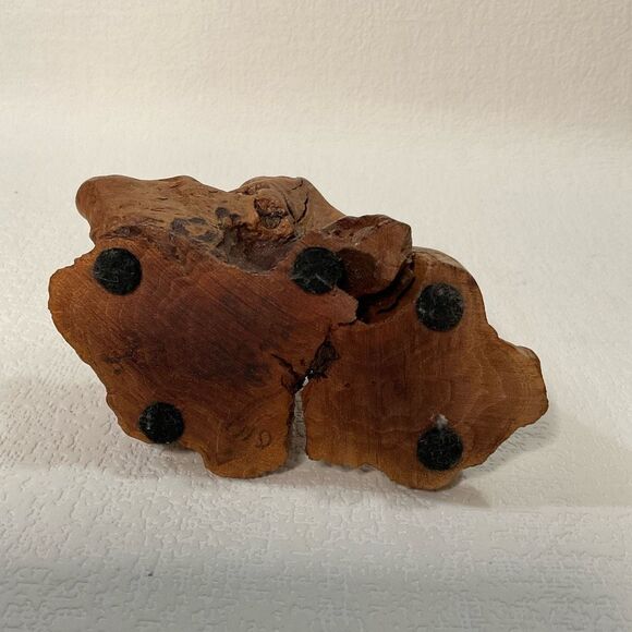 Vintage John Perry Single Seagull On Burlwood Sculpture Sign1986 Bird Figurine * - Picture 5 of 9